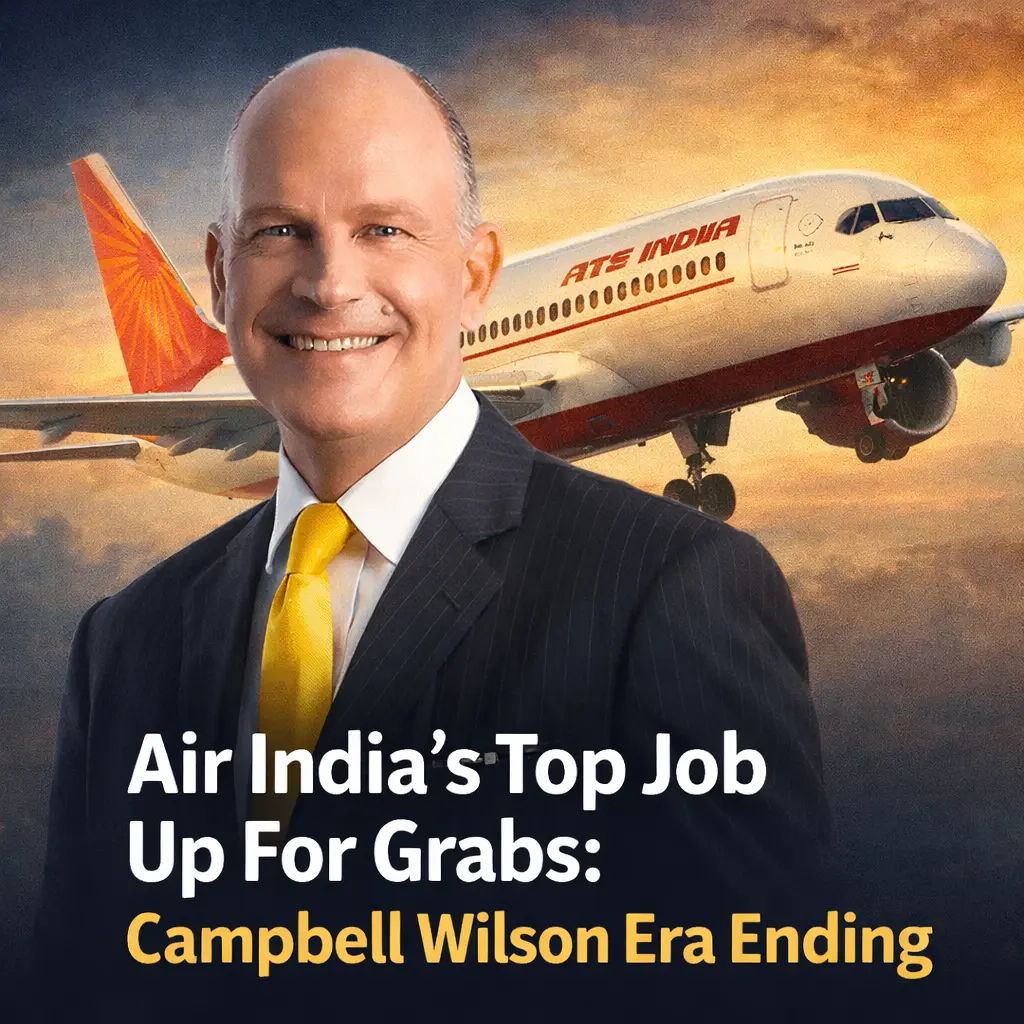 Air India's Top Job Up For Grabs Campbell Wilson Era Ending Image