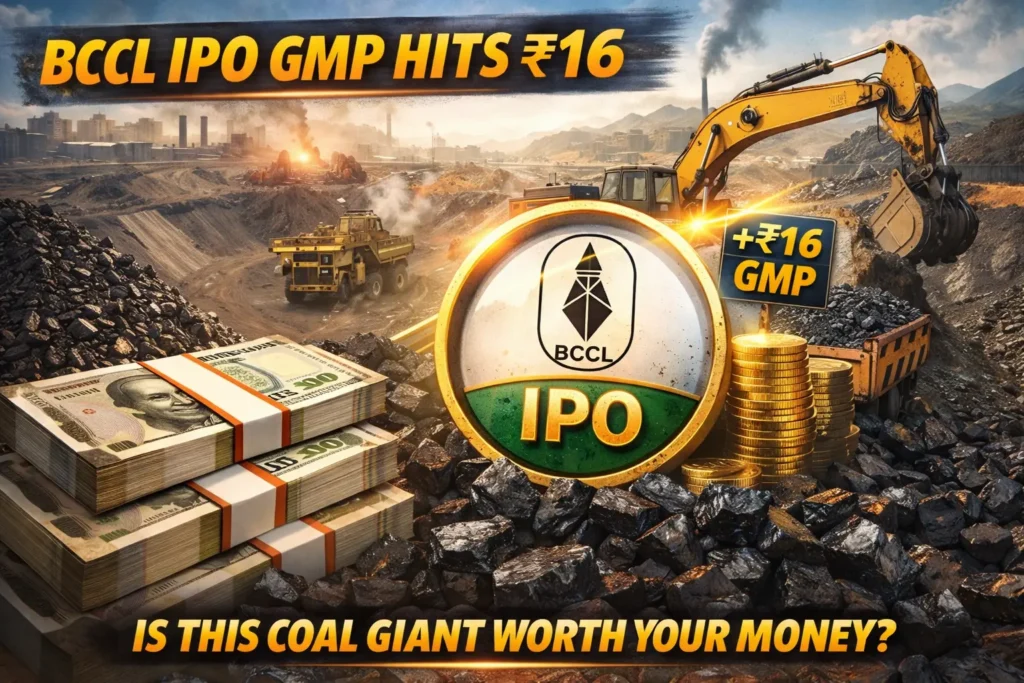 BCCL IPO GMP Hits ₹16 Is This Coal Giant Worth Your Money image