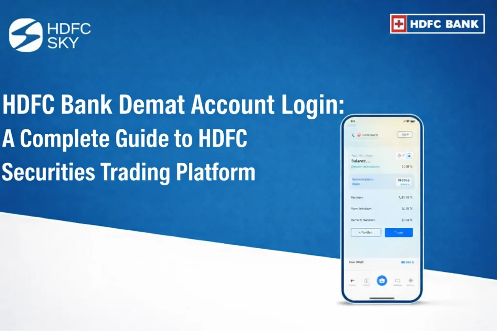 HDFC Bank Demat Account Login: A Complete Guide to HDFC Securities Trading Platform | IPOGMPINDIA HDFC Bank Demat Account Login A Complete Guide to HDFC Securities Trading Platform Image