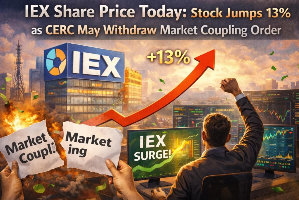 IEX Share Price Today Stock Jumps 13% as CERC May Withdraw Market Coupling Order image