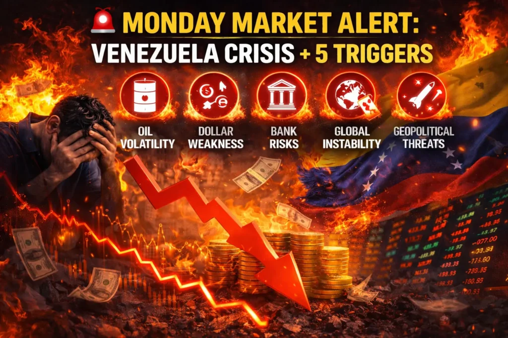 🚨 Monday Market Alert: Venezuela Crisis + 5 Triggers | IPOGMPINDIA 🚨 Monday Market Alert Venezuela Crisis + 5 Triggers image