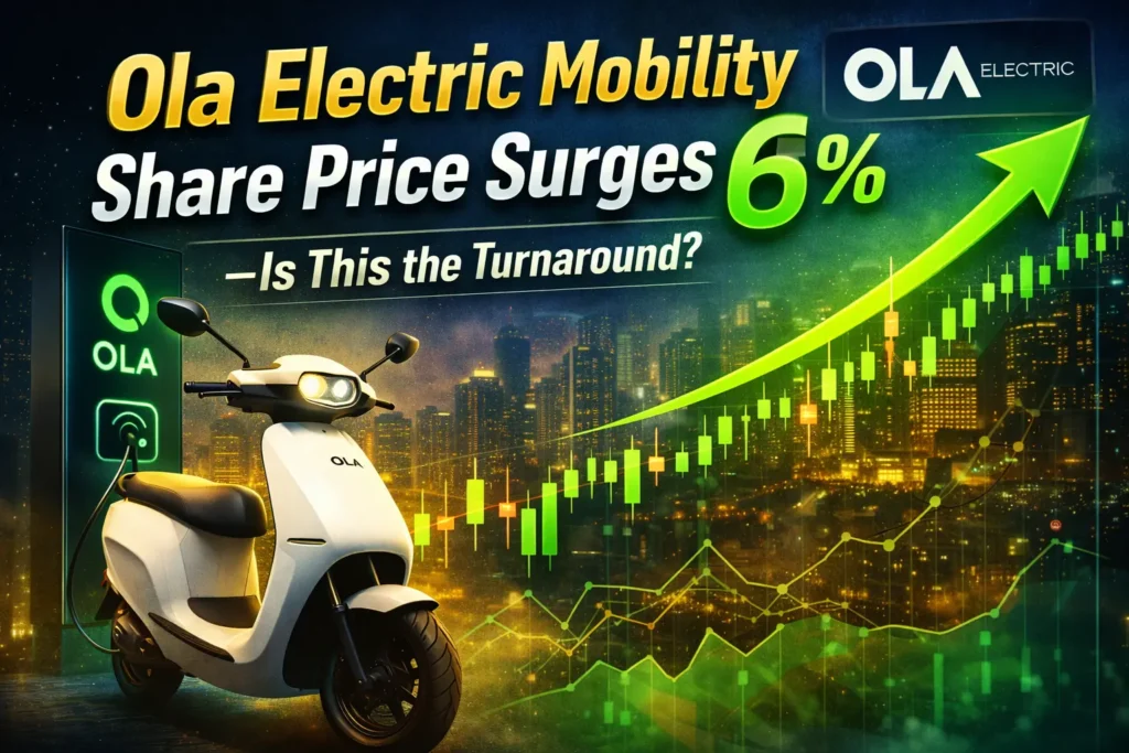 Ola Electric Mobility Share Price Surges 6%—Is This the Turnaround? | IPOGMPINDIA Ola Electric Mobility Share Price Surges 6%—Is This the Turnaround? Image