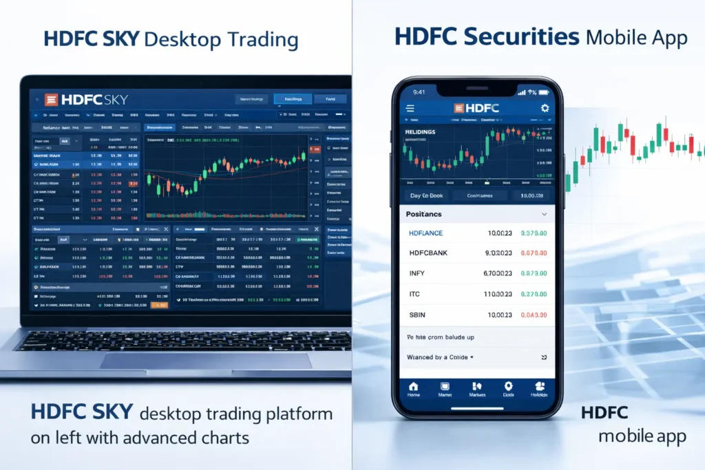 Image Of Desktop vs Mobile Comparison