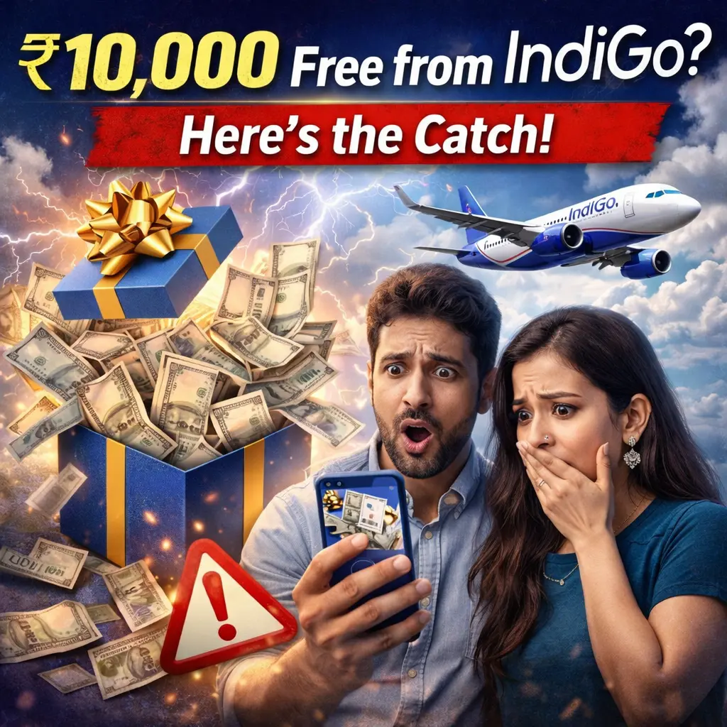 ₹10,000 Free from IndiGo? Here’s the Catch! | IPOGMPINDIA ₹10,000 Free from IndiGo Here's the Catch! image