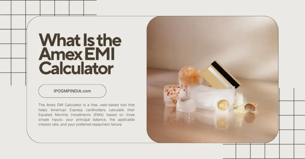 Amex Emi calculator